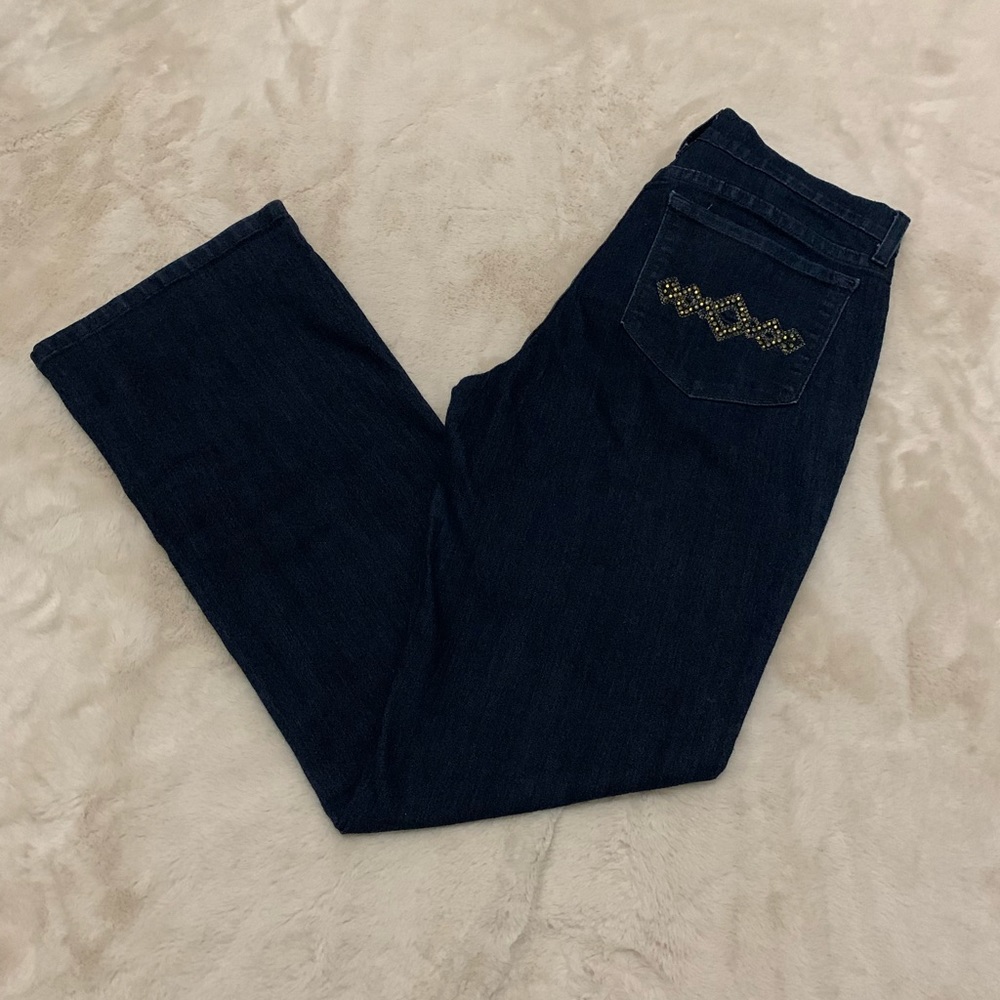 NYDJ Jeans w/ Gold Embellishment - Size 10